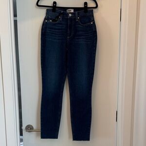 PAIGE Women's Deep Indigo Skinny Jeans